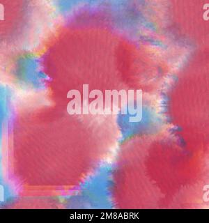 Abstrakter Viva Magenta Texturhintergrund. Farbiges flüssiges grafisches Gemisch Stockfoto