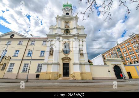 Bratislava, Slowakei. Kirche St. Elizabeth von Ungarn oder Kostol sv. Alzbety Uhorskej Stockfoto