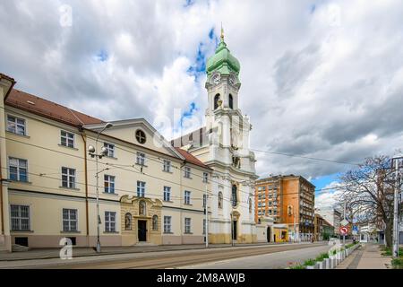 Bratislava, Slowakei. Kirche St. Elizabeth von Ungarn oder Kostol sv. Alzbety Uhorskej Stockfoto