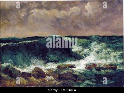 Gustave Courbet, The Wave, Ölgemälde auf Leinwand, 1869 Stockfoto