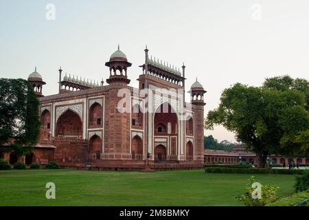 Blick auf das Taj Mahal Stockfoto