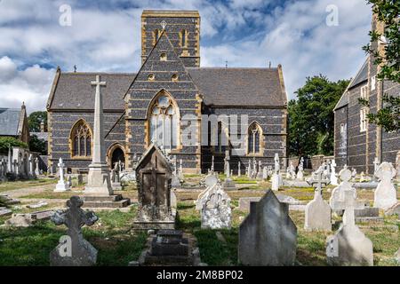 St. Augustine Church, Ramsgate, entworfen von Pugin Stockfoto