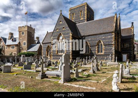 St. Augustine Church, Ramsgate, entworfen von Pugin Stockfoto