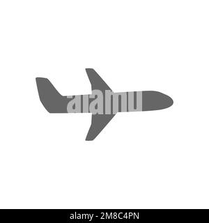 Flugzeugsymbole, gängige Grafikressourcen, Vektorabbildungen. Stock Vektor