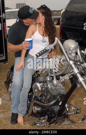 MIAMI, FLORIDA - JANUAR 13 2023: STUNTMAN ROBBIE KNIEVEL SOHN VON EVEL KNIEVEL TOT MIT 60. Orig Pix hat hier 2007 Leute aufgenommen: Robbie Knievel Credit: Storms Media Group/Alamy Live News Stockfoto