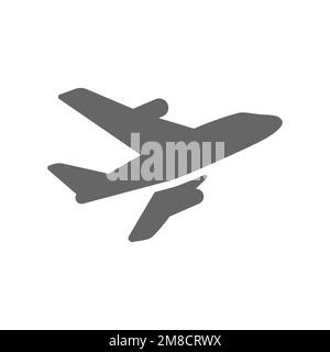 Flugzeugsymbole, gängige Grafikressourcen, Vektorabbildungen. Stock Vektor