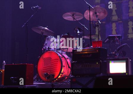 Julian Casablancas in einem Konzert im Hammerstein Ballroom in New York Stockfoto
