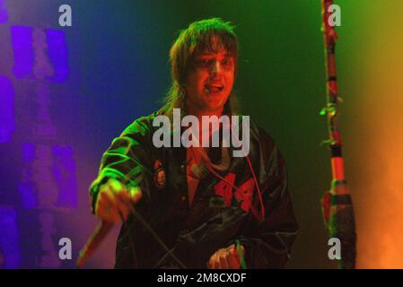 Julian Casablancas in einem Konzert im Hammerstein Ballroom in New York Stockfoto
