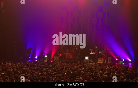 Julian Casablancas in einem Konzert im Hammerstein Ballroom in New York Stockfoto