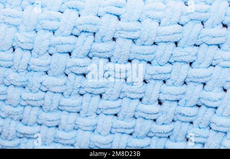 Weiche und sehr weiche grobe Plaids. Decken für Betten, Decken für Kinder und Erwachsene Stockfoto