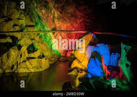 regenbogenfelsformation Stockfoto