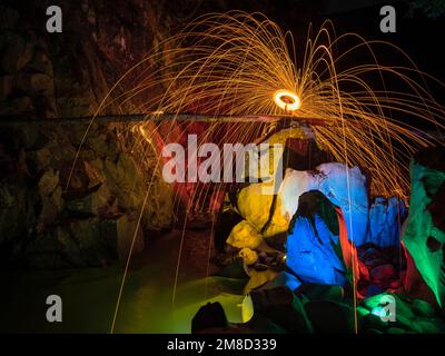 regenbogenfelsformation Stockfoto