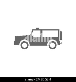 Jeep-Symbole, gängige Grafikressourcen, Vektorabbildungen. Stock Vektor