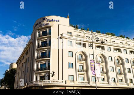 Athenee Palace Hilton Hotel in Bukarest, Rumänien, 2022 Stockfoto