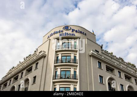 Athenee Palace Hilton Hotel in Bukarest, Rumänien, 2022 Stockfoto