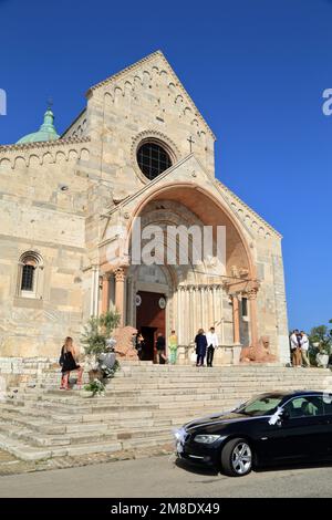 Kathedrale Von Ancona. Duomo di Ancona, Italien. Basilika Cattedrale Metropolitana di San Ciriaco Stockfoto