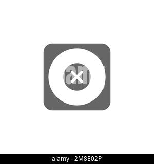 Fehlersymbole, allgemeine Grafikressourcen, Vektorabbildungen. Stock Vektor