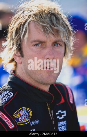 West Allis, WI, USA. 23. Juni 2007. 23. Juni 2007 - West Allis, WI, USA: Tim McCreadie feiert sein Debüt in der Busch Series beim RENNEN DER AT&T 250 NASCAR Busch Series in der Nähe von Milwaukee, WI (Credit Image: © Walter G. Arce Sr./ZUMA Press Wire) – NUR REDAKTIONELLE VERWENDUNG! Nicht für den kommerziellen GEBRAUCH! Stockfoto