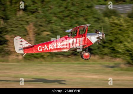 Southern Martlet G-AAYX, Old Warden Airfield, Biggleswade, Bedfordshire, Großbritannien Stockfoto