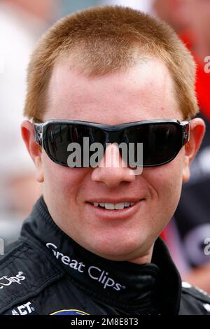 Homestead, FL, USA. 17. November 2007. 17. November 2007 - Homestead, FL, USA: Jason Leffler während der Qualifizierung der Busch Series Ford 300 auf dem Homestead Miami Speedway. (Kreditbild: © Walter G. Arce Sr./ZUMA Press Wire) NUR REDAKTIONELLE VERWENDUNG! Nicht für den kommerziellen GEBRAUCH! Stockfoto