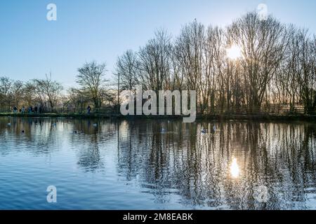 Verbrechersee Oldham Manchester Stockfoto