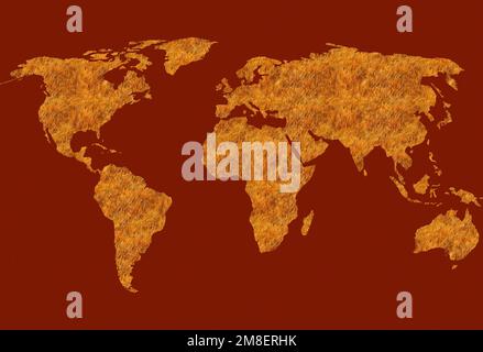 Globale Dürre, Konzeptbild Stockfoto