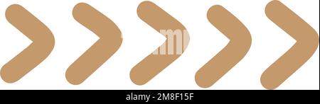 Handgezeichnete abstrakte Linie Vintage-Art Vektor-Doodle Unterstreichung Kritzelpinsel und Bleistiftstrich Designelement für Rahmenteiler in einer Glyphe-Illustration Stock Vektor