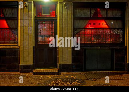 Die Palme Kneipe, in der Nähe von Mile End, East London Stockfoto