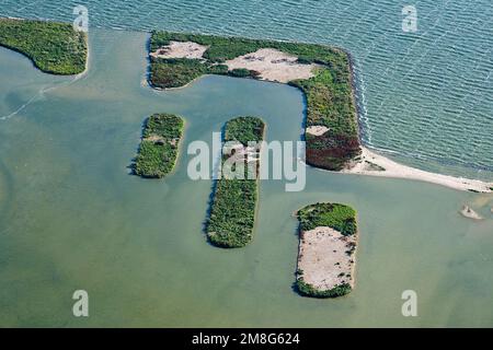 Luchtfoto van Kreupel; Luftbild von Kreupel Stockfoto