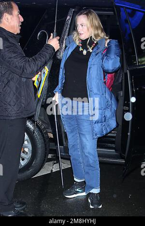 12. Januar 2023 Cybill Shepherd über Good Morning America, um über den neuen Lifetime-Film wie man seinen Mann ermordet die Nancy Brophy Story in New York zu sprechen. Gutschrift vom 12 2023. Januar: RW/MediaPunch Stockfoto