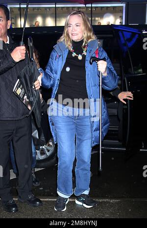 12. Januar 2023 Cybill Shepherd über Good Morning America, um über den neuen Lifetime-Film wie man seinen Mann ermordet die Nancy Brophy Story in New York zu sprechen. Gutschrift vom 12 2023. Januar: RW/MediaPunch Stockfoto