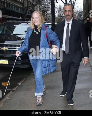 12. Januar 2023 Cybill Shepherd in Tarmron Hall, um über den neuen Lifetime-Film wie man seinen Mann ermordet die Nancy Brophy Story in New York zu sprechen. Gutschrift vom 12 2023. Januar: RW/MediaPunch Stockfoto
