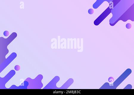 Vektor des fluiden Hintergrundbildes in Violett Stock Vektor