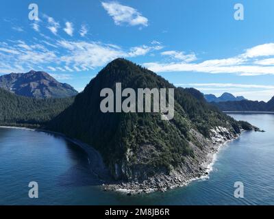 Alaska, auch bekannt als die letzte Grenze. Bietet viele der Schönheiten der Vereinigten Staaten. Diese Bilder sind von der Kenai-Halbinsel. Stockfoto