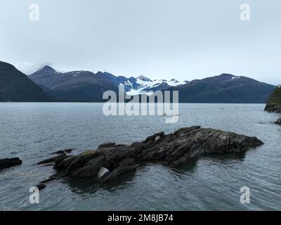 Alaska, auch bekannt als die letzte Grenze. Bietet viele der Schönheiten der Vereinigten Staaten. Diese Bilder sind von der Kenai-Halbinsel. Stockfoto