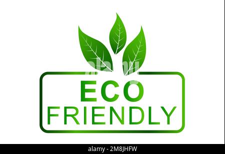 Eine Vektordarstellung des grünen Symbols auf weißem Hintergrund Stock Vektor