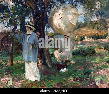 The Sketchers von John Singer Sargent (1856-1925), Öl auf Leinwand, 1913 Stockfoto