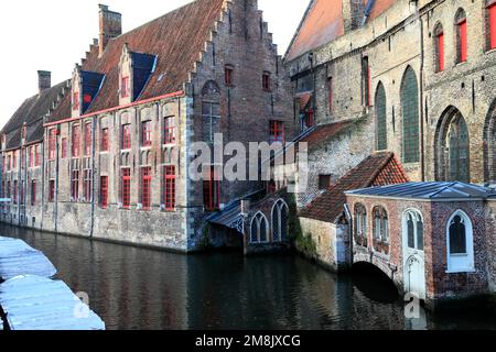 St. Jans Krankenhausgebäude, Brügge, West-Flandern, flämische Region von Belgien. Stockfoto