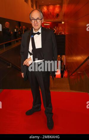 Berlin, Deutschland. 14. Januar 2023. Gerard Biard besucht den Presseball Berlin im Hotel 'Grand Hyatt'. Der Ball feiert seinen 150. Jahrestag. Kredit: Joerg Carstensen/dpa/Alamy Live News Stockfoto