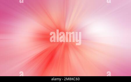 Helles Aquarell Sonnenaufgang Pastellrot Bewegungsunschärfe Hintergrund Stockfoto