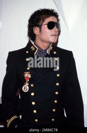 Michael Jackson September 1984 Quelle: Ralph Dominguez/MediaPunch Stockfoto