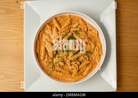 Penne Alla Wodka Stockfoto