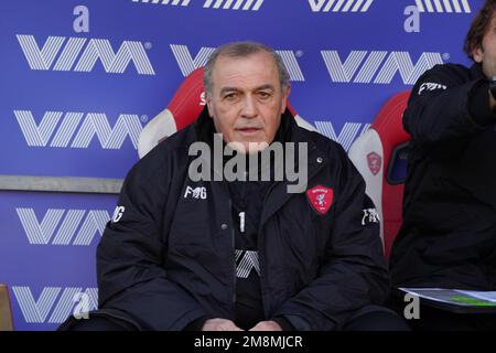 Perugia, Italien. 14. Januar 2023. castori fabrizio (Coach perugia calcio) während des AC Perugia vs Palermo FC, italienisches Fußballspiel der Serie B in Perugia, Italien, Januar 14 2023 Kredit: Independent Photo Agency/Alamy Live News Stockfoto