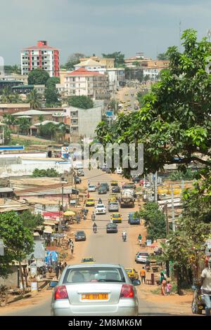 Blick von Yaounde, Kamerun Stockfoto