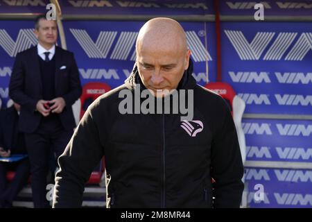 Perugia, Italien. 14. Januar 2023. corini eugenio (Trainer palermo fc) während des AC Perugia vs Palermo FC, italienisches Fußballspiel der Serie B in Perugia, Italien, Januar 14 2023 Kredit: Independent Photo Agency/Alamy Live News Stockfoto