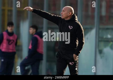 Perugia, Italien. 14. Januar 2023. corini eugenio (Trainer palermo fc) während des AC Perugia vs Palermo FC, italienisches Fußballspiel der Serie B in Perugia, Italien, Januar 14 2023 Kredit: Independent Photo Agency/Alamy Live News Stockfoto