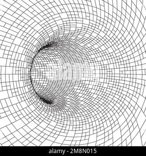 Abstrakter Vektor Der Tunnelkonstruktionen Für Gitter Stock Vektor