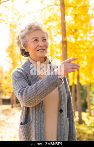 Elegante ältere Frauen Stockfoto