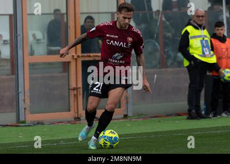 Reggio Calabria, Italien. 14. Januar 2023. Ricci Federico Reggina Portrait während Reggina 1914 vs SPAL, italienischer Fußball Serie B Match in Reggio Calabria, Italien, Januar 14 2023 Kredit: Independent Photo Agency/Alamy Live News Stockfoto