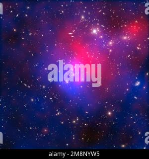 Pandoras Cluster A Abell 2744 Stockfoto